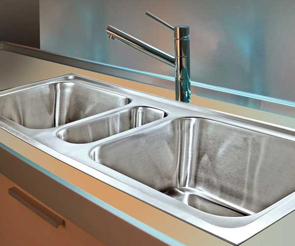 7 Jindal Sinks - DOUBLE BOWL WITH MINI BOWLR