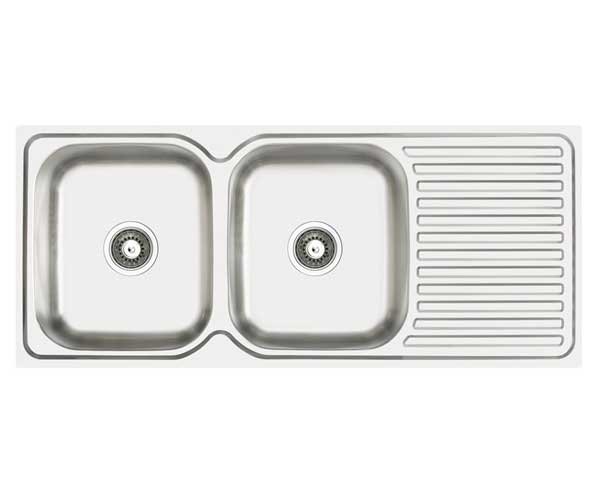 Jindal Kitchen Sink - DOUBLE BOWL WITH SINGLE DRAINER