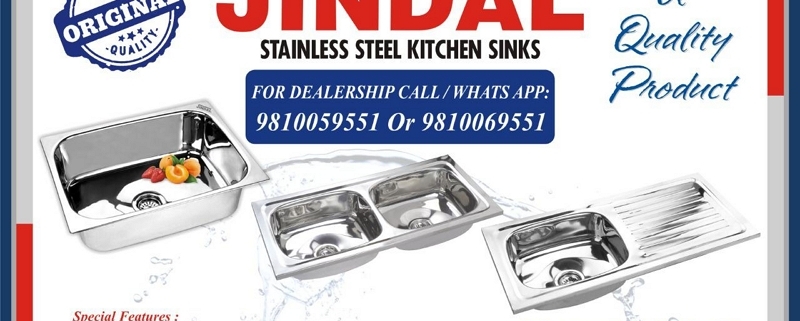 Jindal Handmade Single Bowl Stainless Steel Kitchen Sink
